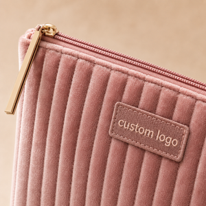 New Custom Foldable <b>Make</b> <b>Up</b> Bag Storage <b>Pouch</b> <b>Make</b> <b>Up</b> Zipper Bag Custom Logo Polyester Cosmetics Bag - Product Image 4