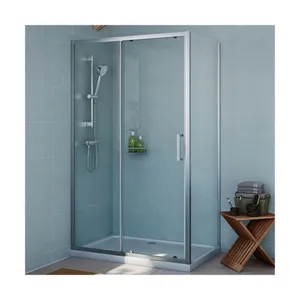프리마 저렴한 접이식 샤워 인클로저 최신 디자인 솔질 황동 샤워 인클로저 최고 품질의 샤워 유리 인클로저 프로필
