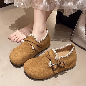 Zapatos Planos de Mujer, Otoño-Verano 2026, Estilo Retro, Punta Redonda, Textil y PU, Sin Cordones, Cómodos, Versátiles, para Uso Diario - Product Image 5