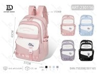 Mochila Escolar de Poliéster para Estudiantes de 15 Pulgadas con Múltiples Bolsillos - Product Image 1