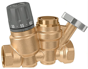 Válvula de Equilibrio Térmico Ajustable con Capacidad de Desinfección Térmica para Uso en Circuitos de Recirculación de Agua Caliente Doméstica - Product Image 1