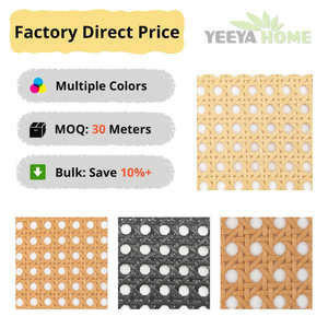 Mimbre de Ratán Plástico Barato, Mimbre de Ratán en Rollo para Sillas, Muebles, Decoración del Hogar al por Mayor - Product Image 2