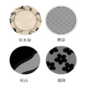 Round Area Rug Solid Color Polyester Fiber Cushioned Living Room Bedroom <b>Study</b> Home Use - Product Image 2