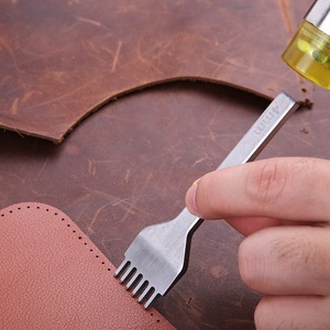 4 Pcs/Set Set de ciseaux à <span class=keywords><strong>cuir</strong></span> DIY 1/2/4/6 Prong Punch Leather Hand Craft Kits - Product Image 5