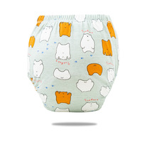 Culottes d'apprentissage transfrontalières pour bébé en pur coton, imperméables, lavables, sans couches, anti-fuites, modèle à poche CMSB