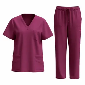 Conjuntos de Uniformes Médicos Personalizados Más Vendidos para Comercio Exterior, Conjuntos de Ropa de Trabajo Estilo Europeo y Americano - Product Image 6