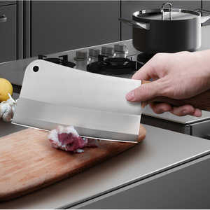 Cuchillo de carnicero de acero inoxidable, juego de cuchillos de cocina para el hogar, forjado a mano, cuchillo de chef afilado, cuchillos Yangjiang. - Product Image 1