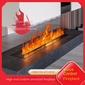 Insert de cheminée au bioéthanol en métal moderne pour le chauffage intérieur du salon sans télécommande - Product Image 5