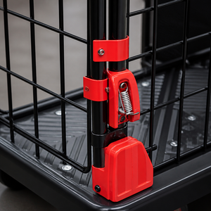 Chariot à plateforme robuste pliable en treillis métallique pour la logistique d'entrepôt, vente en gros, usine, OEM - Product Image 5