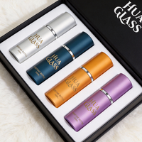 Flacon de parfum miniature en verre de 10 ml, atomiseur, flacon pulvérisateur vide, flacon de parfum rechargeable avec boîte, logo personnalisé, OEM, marque privée