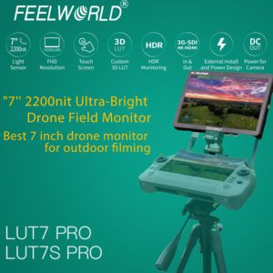 FEELWORLD lut7 Pro lĩnh vực máy ảnh giám đốc màn hình DSLR 7 inch, F970 Power Kit, 2200nits IPS, đặt hàng số lượng lớn Nhà máy trực tiếp - Product Image 2