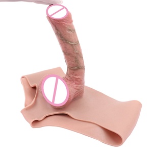 2025 Hot Selling 8 Inch Hollow Strap on <b>Dildo</b> for Men <b>Dildo</b> Pants With Hole - Product Image 2