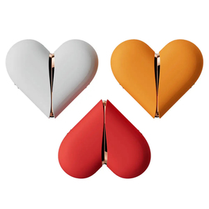 Liefde 2-In-1 Hart-Vorm Orale Clitoris Stimulator Metaal Likken Tong Vibrator Dildo Uit Fabriek Direct Sex Speelgoedwinkel - Product Image 2