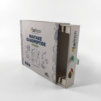 Boîte d'emballage en papier rigide de luxe avec tiroir coulissant, personnalisée, en matériaux recyclés, pour vente en gros et approvisionnement en vrac, avec insert