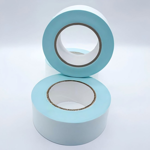 شريط لاصق أزرق ناعم قابل للذوبان في الماء بطول 50 متر، أحادي الجانب مع لاصق أكريليك يعمل بالماء لتوصيل الورق - Product Image 3