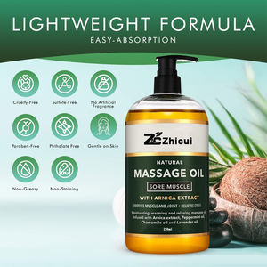 Aceite <span class=keywords><strong>de</strong></span> Masaje para Dolores Musculares, Aceites Naturales con Aceites Esenciales <span class=keywords><strong>de</strong></span> Lavanda y Manzanilla para Refrescar y Relajar, Masaje para Hombres y Mujeres - Product Image 3