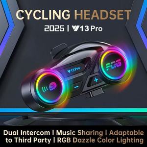 Casco <span class=keywords><strong>con</strong></span> Intercomunicador Shuangli Y13 Pro para Auriculares, Impermeable, <span class=keywords><strong>con</strong></span> Cancelación <span class=keywords><strong>de</strong></span> <span class=keywords><strong>Ruido</strong></span>, Radio FM, Inalámbrico para Motocicletas, Directo <span class=keywords><strong>de</strong></span> Fábrica en China - Product Image 4