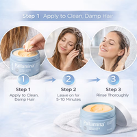 Pallamina Private Label Kondisioner Rambut Organik Perawatan Perbaikan Smoothing Kolagen Keratin Masker Rambut Pabrik Produsen