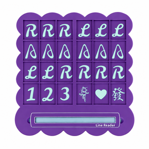 Tavola da Mahjong Americana Personalizzata con Lettore di Linee e Nome Personalizzato - Product Image 4