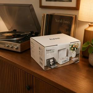 Caja de Papel con Base de Cierre a Presión, Impresa Digitalmente, 300gsm, E-Flute, Empaque Personalizado para Tocadiscos de Vinilo, Altavoces y Pequeños Electrodomésticos - Product Image 3