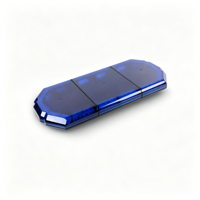 Barre lumineuse de signalisation LED 168W, montage magnétique sur toit, boîtier en polycarbonate et alliage d'aluminium, IP65, 12-24V, plusieurs couleurs