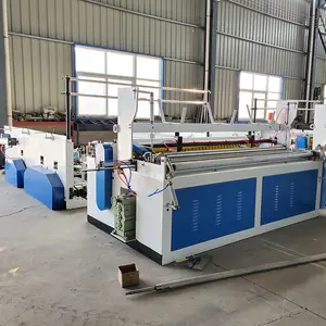 Fuyuan Goedkope Wc-Papierrol Machine Toiletpapier Terugwikkelmachine Productielijn