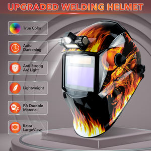 Casque <span class=keywords><strong>de</strong></span> soudage TRQ Solar + avec batterie remplaçable, <span class=keywords><strong>4</strong></span> <span class=keywords><strong>capteurs</strong></span> d'arc, ombre réglable, atténuation automatique DIN5-9/9-13 - Product Image 2