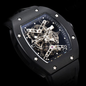 Latest RM027 Tonneau Tourbillon Men <b>Watch</b> – Titanium <b>Case</b>, Alarm Function, Analog Dial - Product Image 1