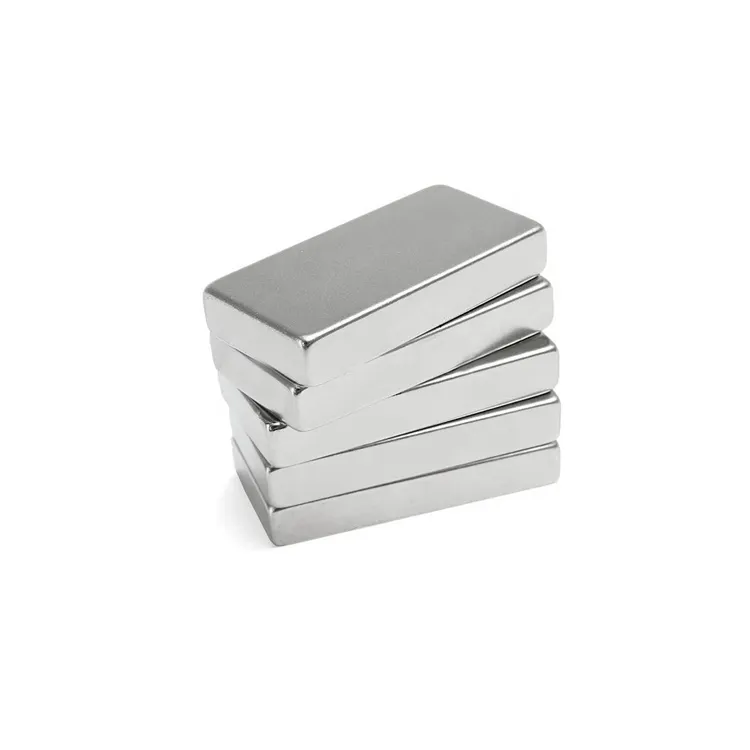 High strength rubidium ru neodymium magnet rectangular iron absorbing block strong magnetic magnet patch