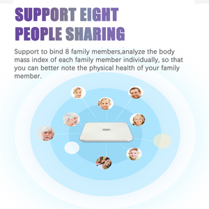 Balance de graisse corporelle intelligente, électronique numérique, pour salle de bains, imc, sans fil, pour usage domestique - Product Image 4