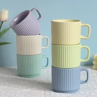 M Style européen tasses à café en céramique ensemble de soucoupe rétro exquis après-midi thé tasse en céramique petit déjeuner lait tasse et soucoupe ensemble