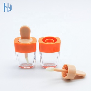 Tabung <span class=keywords><strong>Lip</strong></span> <span class=keywords><strong>Gloss</strong></span> anak-anak, dalam stok lucu es krim Lipgloss plastik kosong unik 5ml label pribadi - Product Image 5