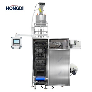 Machine d'emballage entièrement automatique pour granulés - Remplissage et étiquetage de précision pour sacs/pochettes alimentaires et chimiques, à entraînement motorisé - Product Image 6