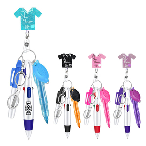 <span class=keywords><strong>Regali</strong></span> per il giorno dell'<span class=keywords><strong>infermiera</strong></span> con Clip con Badge retrattile evidenziatore Mini torcia a LED portachiavi pieghevole forbici glitterate Set di penne da <span class=keywords><strong>infermiera</strong></span> - Product Image 1
