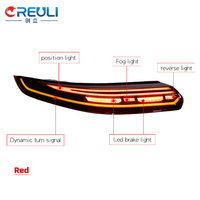 CREULI Nuevas Luces Traseras LED de 12V y 5000 Lúmenes para Panamera 970/970.1/970.2 (2009-2016), Actualización al Estilo 971