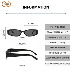 TWOOO T1828 <span class=keywords><strong>Occhiali</strong></span> da Sole Retrò Stile Cat Eye, Montatura Piccola, Nuova Moda, Vendita all'Ingrosso - Product Image 4