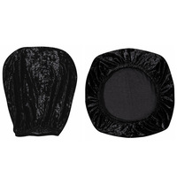 Housse de fauteuil pliante élastique de couleur unie personnalisable Housse de chaise en velours spandex pour le bureau