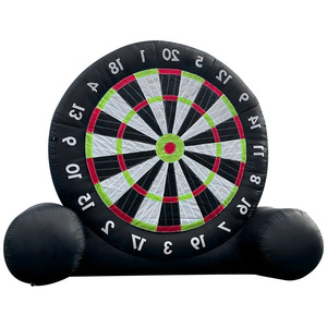 Accessoires de télécommande amusants, cible de fléchettes gonflable de football, pour activités de team building en extérieur, entraînement en plein air, personnalisable, clip en PVC Pluto - Product Image 1