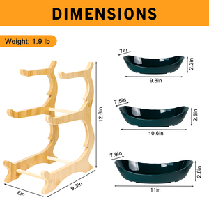 Prato de frutas com 3 camadas, cesta de frutas branca, bandeja PP com suporte para servir frutas, sobremesa, suporte para servir em casa - Product Image 2