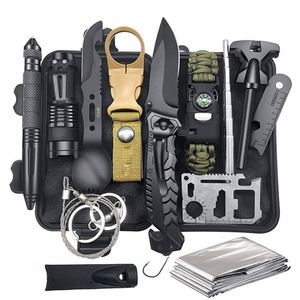 Equipo Táctico Baiyuheng, Kit de Supervivencia, 16 en 1, Kit de Senderismo Multifuncional para Emergencias, Viajes, Camping, Herramientas - Product Image 1