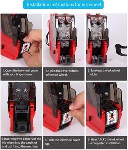 Etichetta di plastica Sticker Sticker Tag Maker macchina con stringa per ufficio negozio al dettaglio negozio di alimentari cantiere vendita - Product Image 4