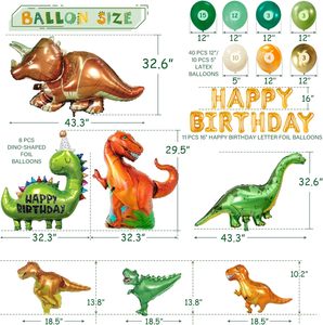 <strong>Dinosaur</strong> <strong>Birthday</strong> <strong>Party</strong> Decorations Set for Boys Kids <strong>Party</strong> Supplies Balloons Banner Tableware Bulk Wholesale - Product Image 4