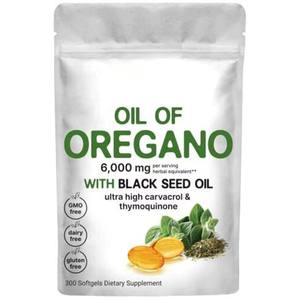 Bestseller Bio Oregano öl Kapseln Kapseln Verdauung Nahrungs ergänzungs mittel für Erwachsene Sicher für Schwangere - Product Image 1