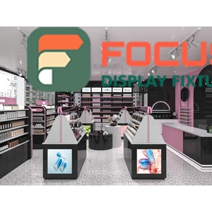 Contemporary Retail Project Recycled Material Kiosk Display Store Solution Makeup Store Interior Design - Product Image 2