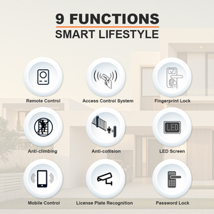 Cổng trượt kim loại đen JHR Trung Quốc, sản phẩm bán chạy nhất, thiết kế đường lái xe, điều khiển từ xa, cổng tự động, tấm cửa trượt bằng nhôm - Product Image 3