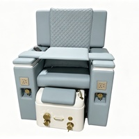 Fauteuils de pédicure de luxe pour spa avec extension de cils, canapé de massage électrique tout-en-un pour pédicure, fauteuil de pédicure massant