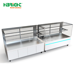 Highbright Maßgefertigte Leicht Bewegliche Glas-Brotvitrine mit LED-Lichtleiste - Product Image 6