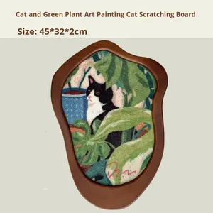 Lukisan minyak ramah lingkungan gaya pohon kucing terbuat dari bahan mewah - Product Image 3