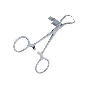 Pinzas quirúrgicas Backhaus rectas y curvas de 13.5 pulgadas con clip para tuberías de cable, diseño personalizado de la mejor calidad, venta al por mayor - Product Image 3