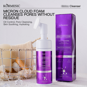 Kormesic 150g Nhãn hiệu riêng tùy chỉnh OEM bán buôn rửa mặt làm sạch sâu sắc giữ ẩm làm săn chắc Collagen Sữa rửa mặt - Product Image 2